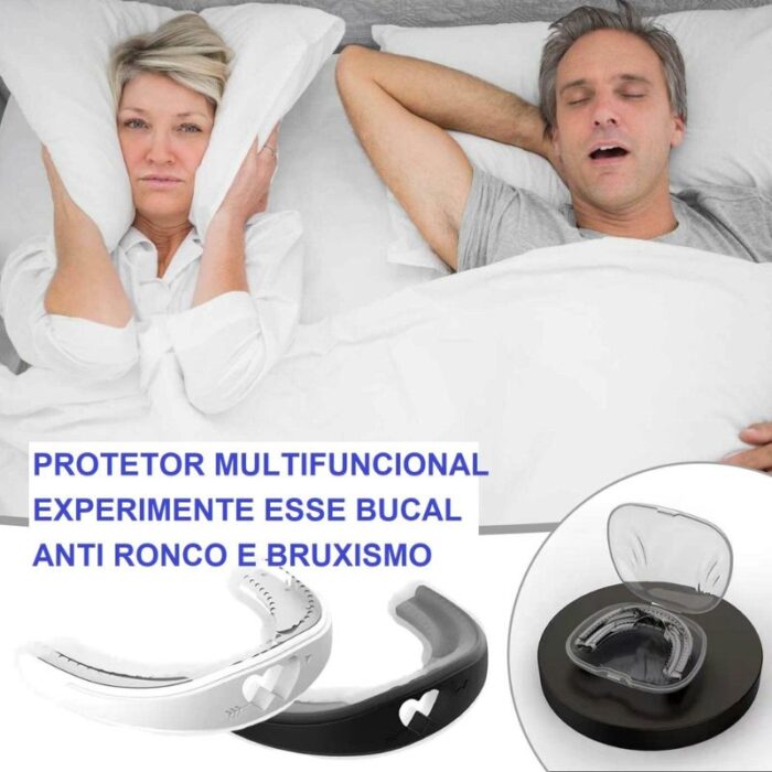 aparelho anti ronco bruxismo apneia protetor bucal silentnight soutipoa