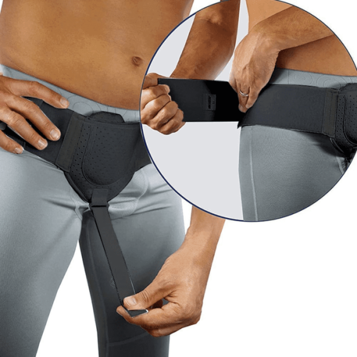 cinta para hernia inguinal reforcado reliefstrap soutipoa