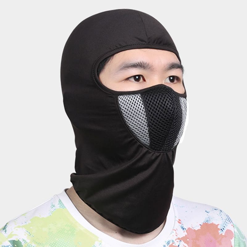 Touca Ninja Balaclava Moto Sky Preta