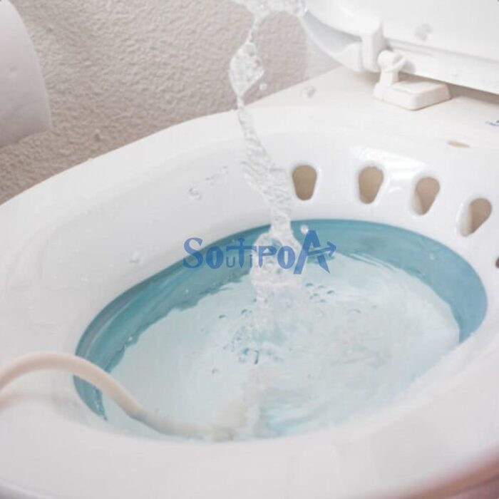 bacia de banho de assento higienico portatil para vaso sanitario reutilizavel medicinal sitzbath soutipoa