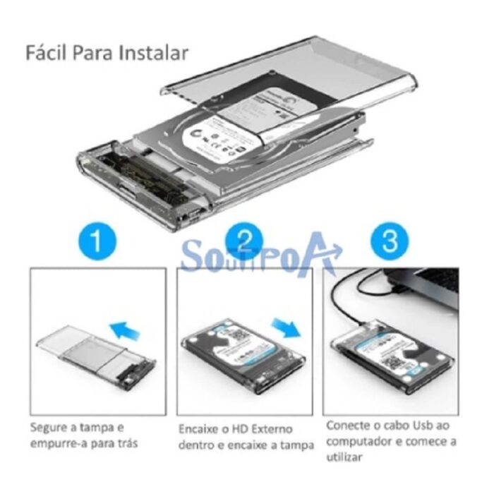 case hd externo ssd notebook 25 usb 30 6gbps flashdrive soutipoa