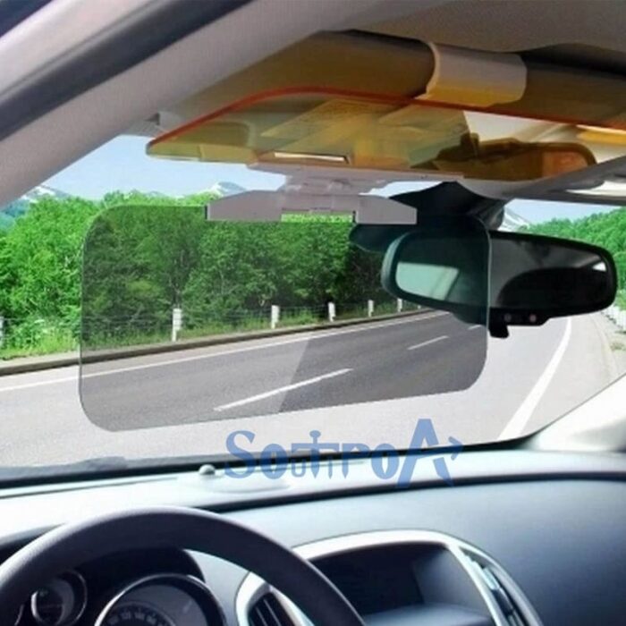 viseira anti reflexo para carro 2 em 1 dia e noite visor quebra sol drivevue soutipoa