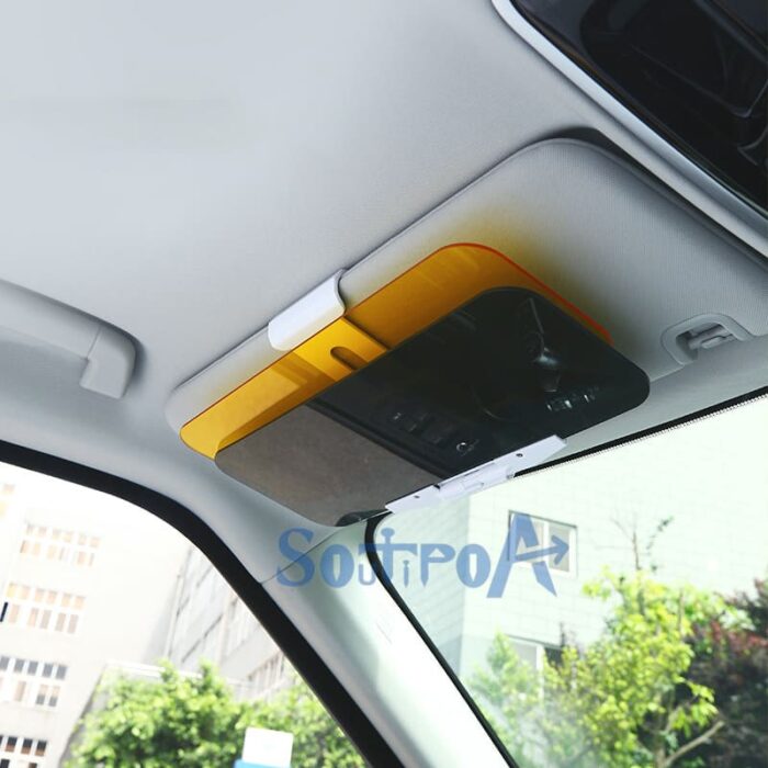 viseira anti reflexo para carro 2 em 1 dia e noite visor quebra sol drivevue soutipoa