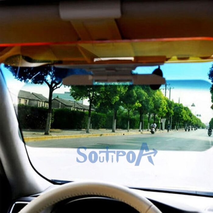 viseira anti reflexo para carro 2 em 1 dia e noite visor quebra sol drivevue soutipoa